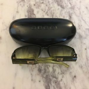 Green Gucci Sunglasses